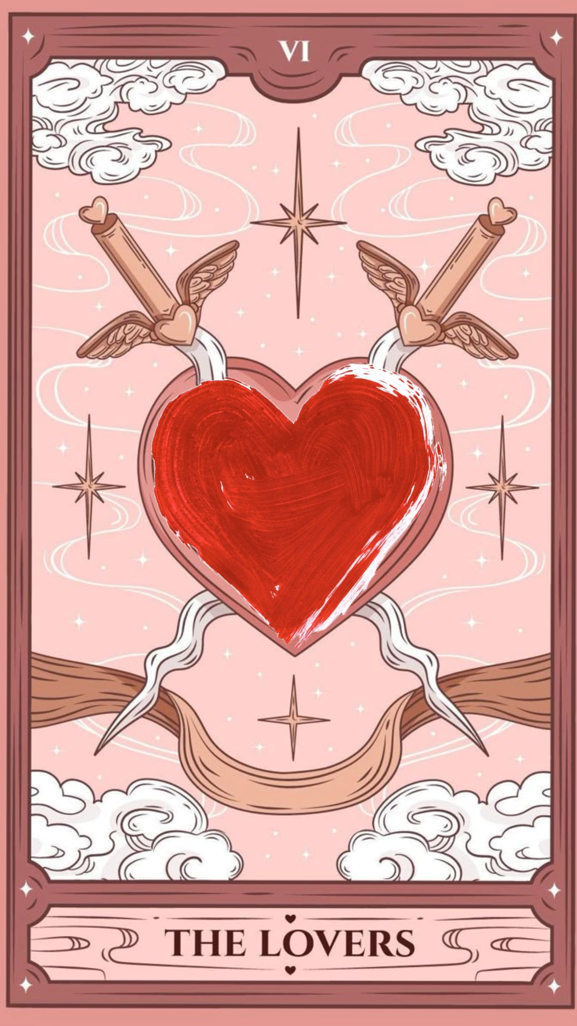 La carta dei tarocchi The Lovers